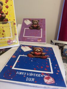 Custom Jumbo Valentine cards